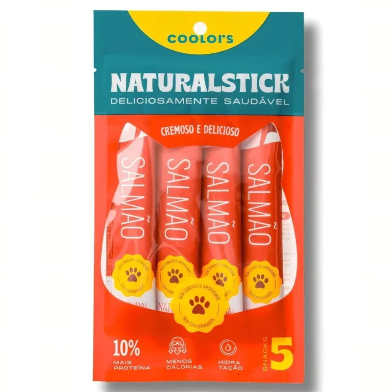 Coolors Natural Stick Salmão Display 75 g