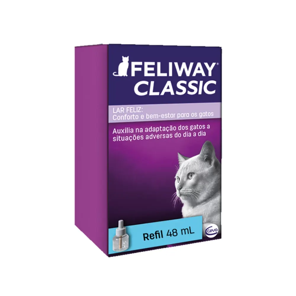 Educador Feliway Ceva Refil Difusor Elétrico 48ml