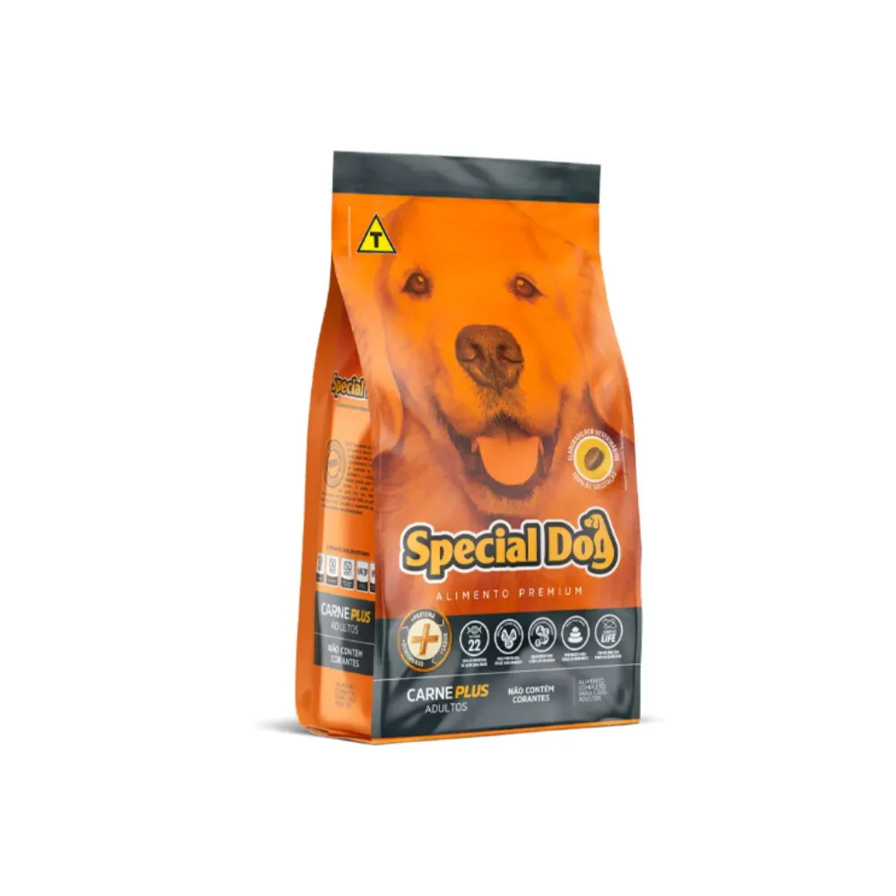 Ração Special Dog para Cães Adultos Sabor Carne Plus 15Kg