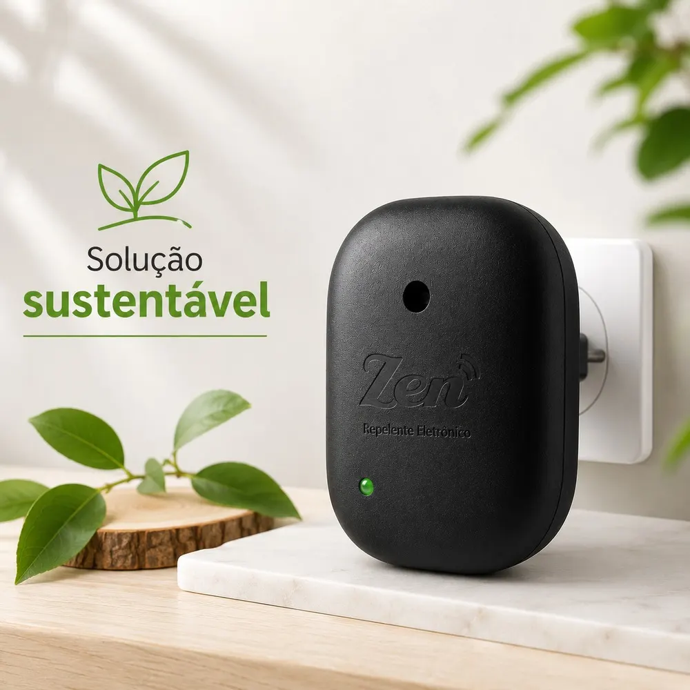 Repelente Eletrônico Amicus Zen Preto