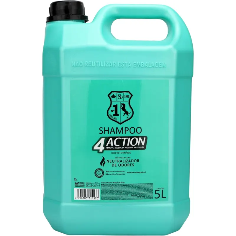 4Action Shampoo Neutralizador de Odores 5 L