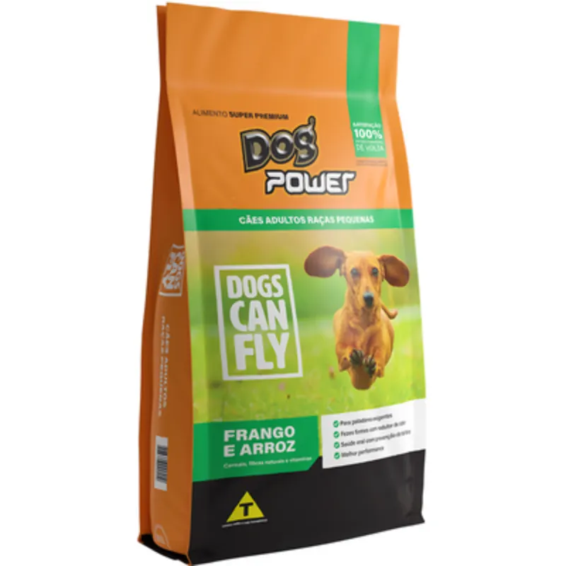 Ração Dogs Can Fly Cães Frango e Arroz Raças Pequenas
