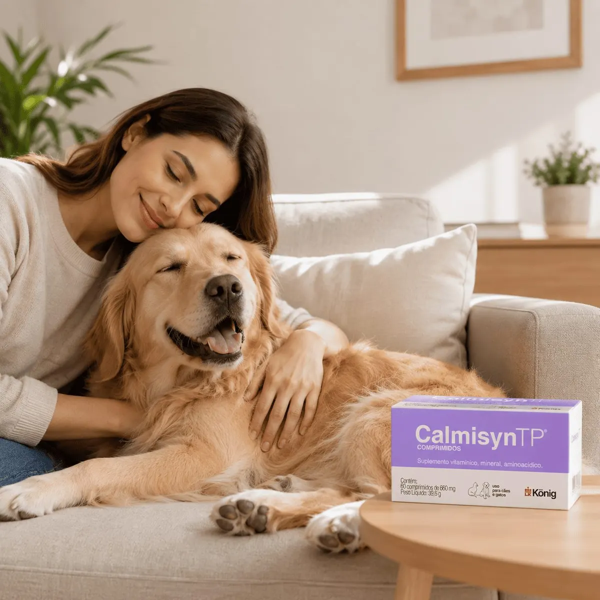 Suplemente Alimentar Calmisyn König 660 mg com 60 Compridos
