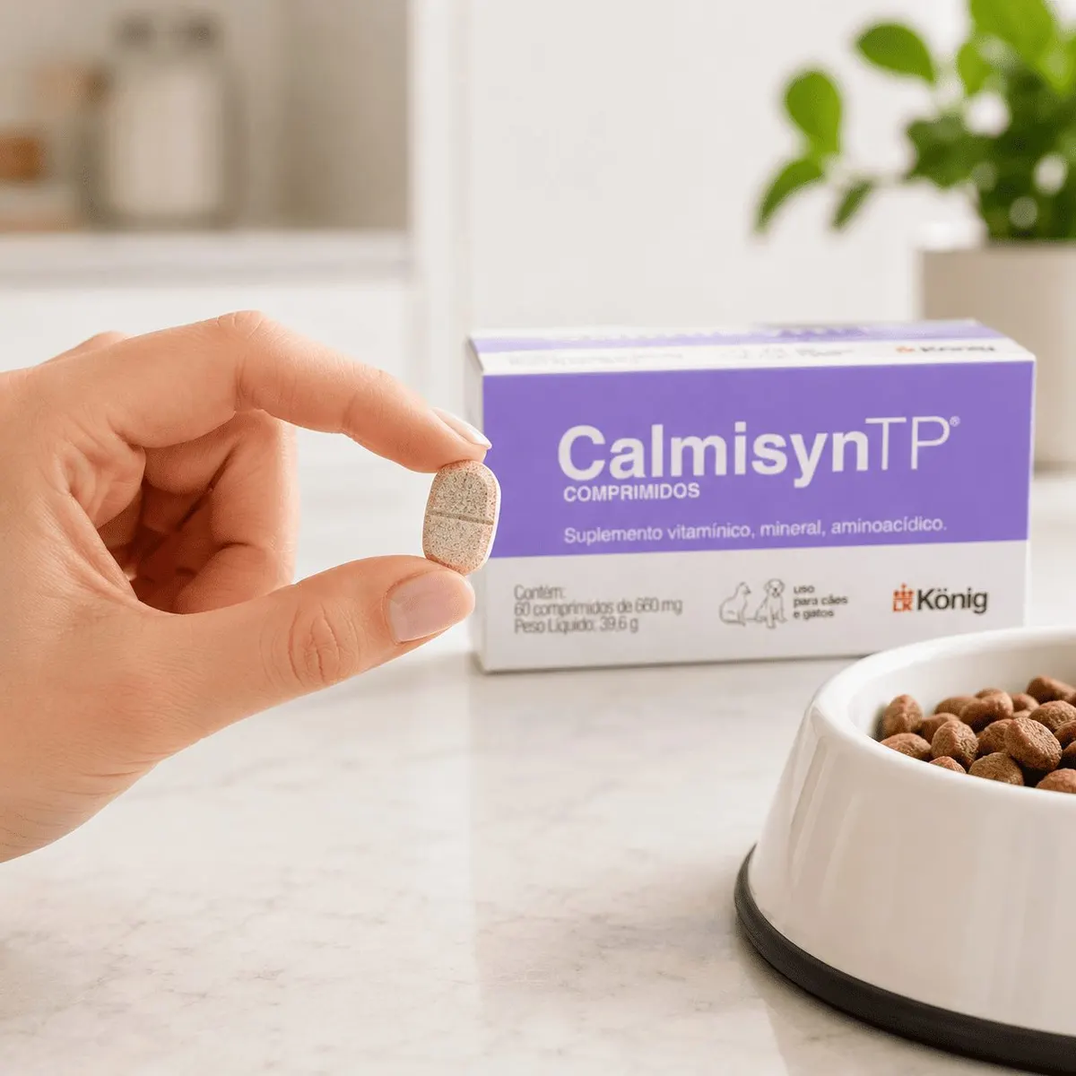 Suplemente Alimentar Calmisyn König 660 mg com 60 Compridos
