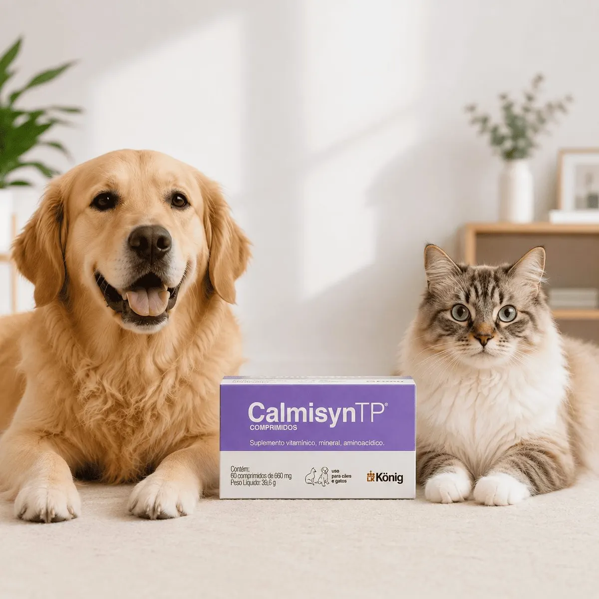 Suplemente Alimentar Calmisyn König 660 mg com 60 Compridos