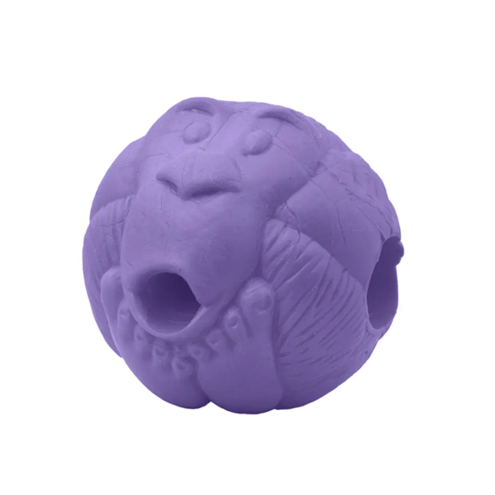 Bola Macaquinho Pet Games Dispenser Petisco Lilás Tam.P