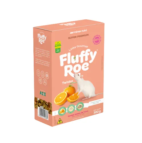 Fluffy Roe Twister Gourmet 300g- Minas Nutri