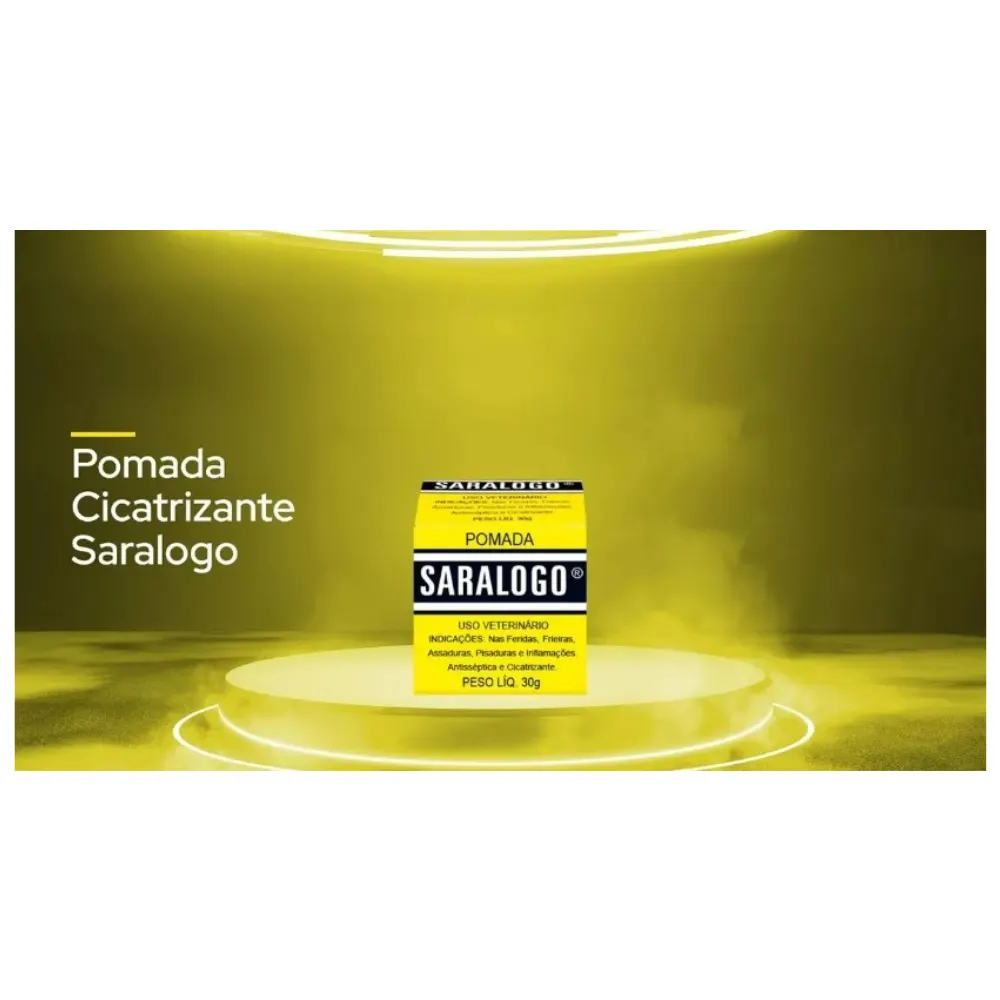 Pomada Cicatrizante Saralogo Para Cães 30g