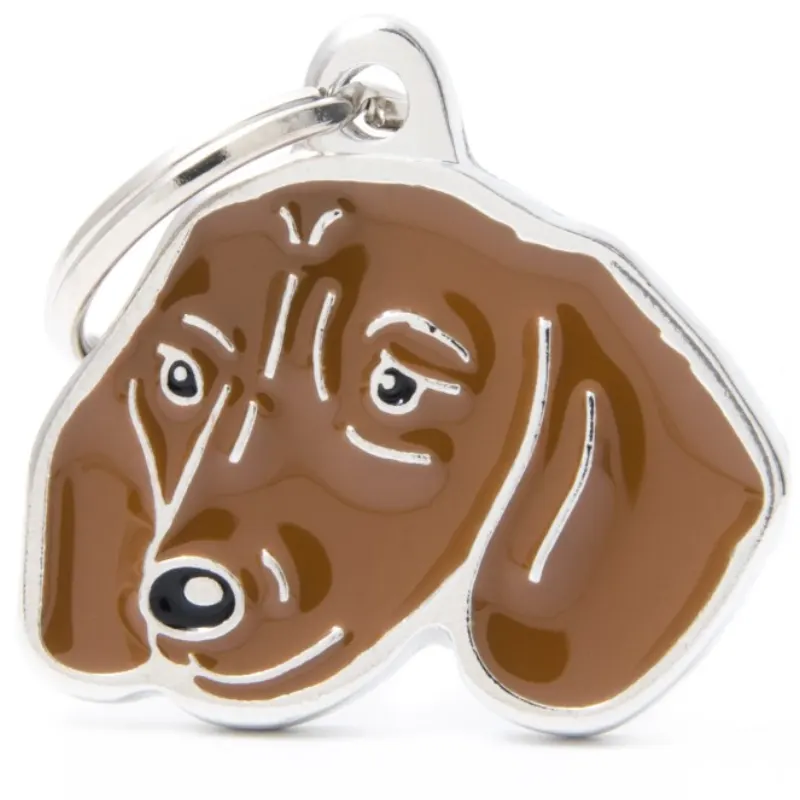 Medalha de Identificação My Family Cão Dachshund