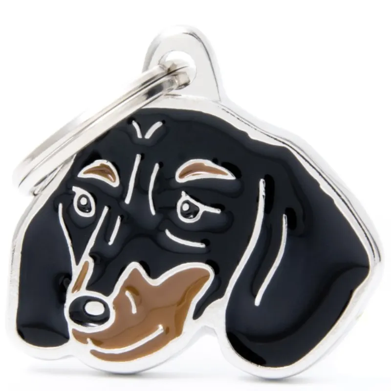 Medalha de Identificação My Family Cão Dachshund