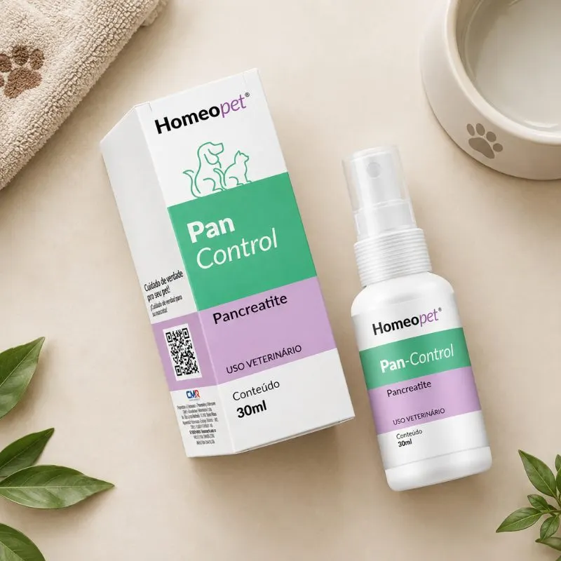 Pan Control 30mL Medicamento Homeopático para Pancreatite em Cães e Gatos 30 ml