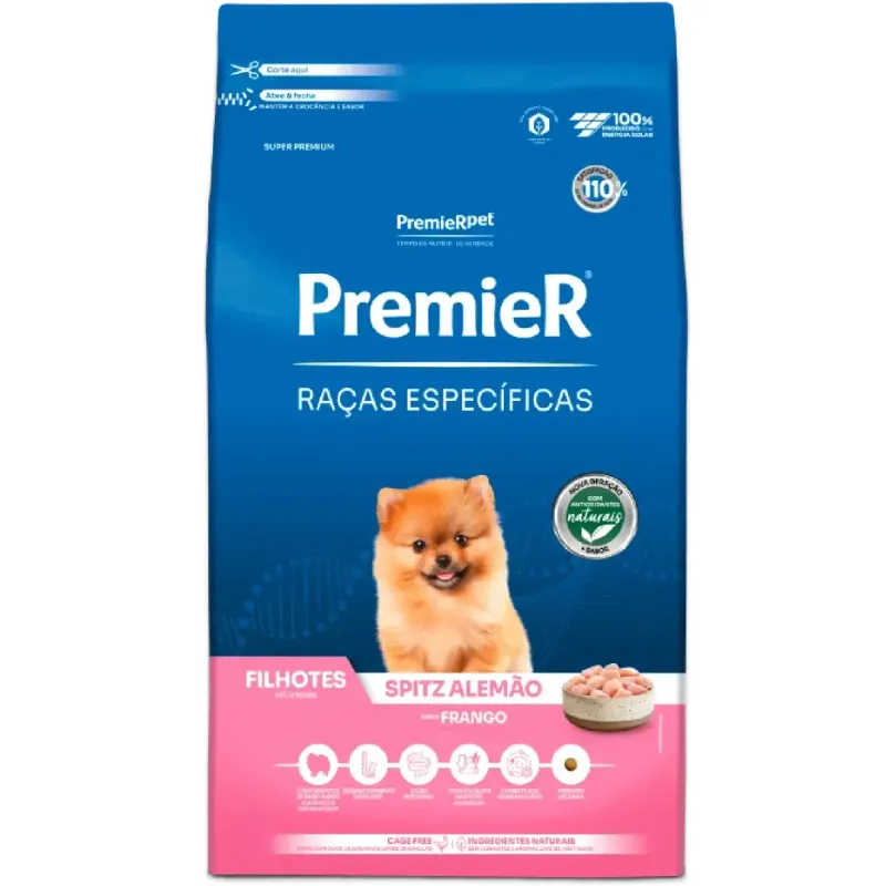 Ração Premier Raças Específicas Cães Filhotes Spitz Alemão