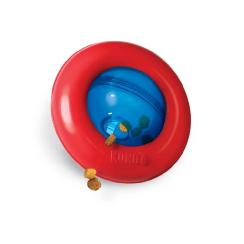 Brinquedo Kong para Cães Gyro Azul e Vermelho- Pequeno