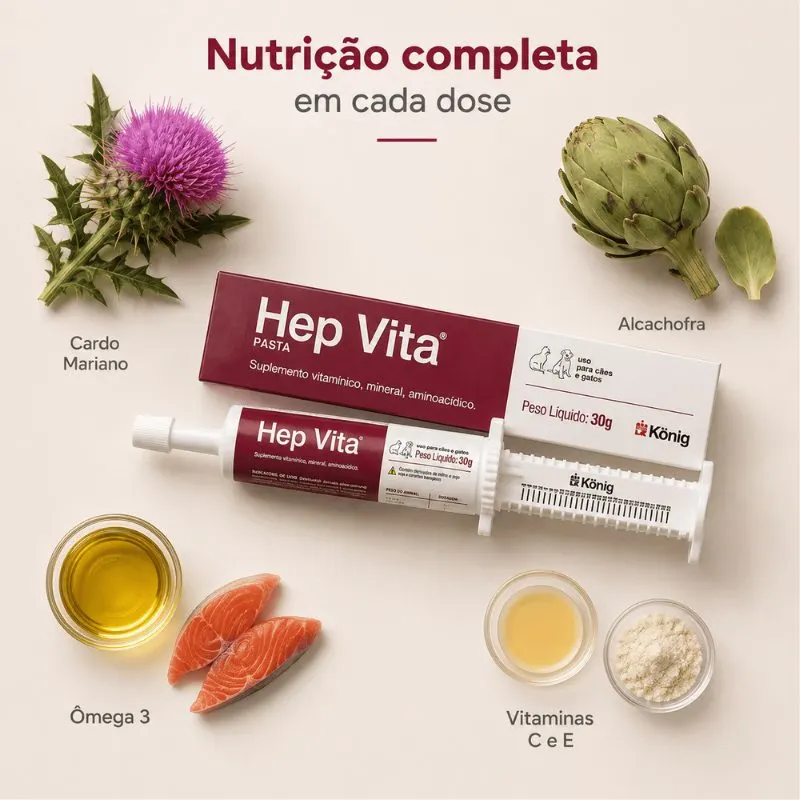 Suplemento Alimentar Hep Vita 30 g König 30 g