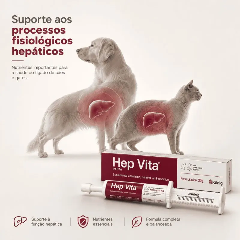 Suplemento Alimentar Hep Vita 30 g König 30 g