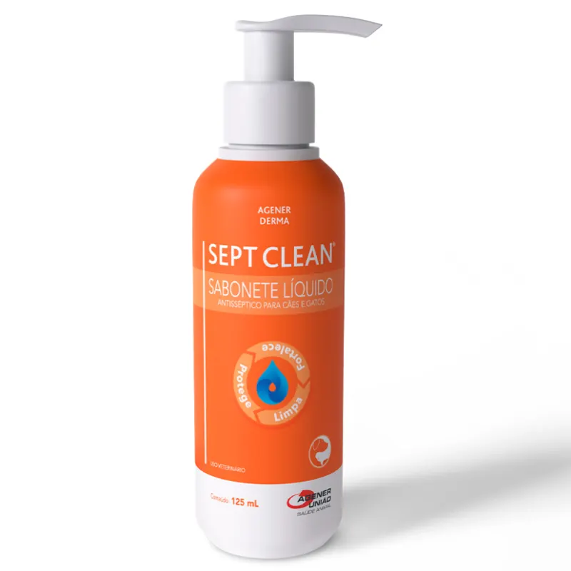 Antisséptico Sept Clean Cães e Gatos 125 ml
