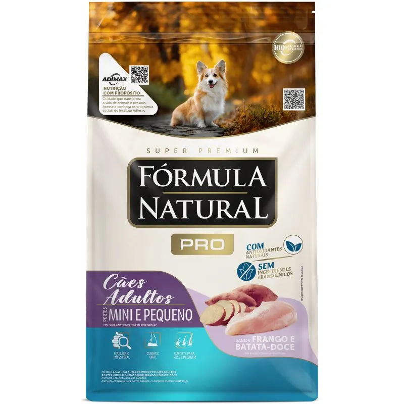 Ração Formula Natural Pró Cães de Pequeno Porte Sabor Frango