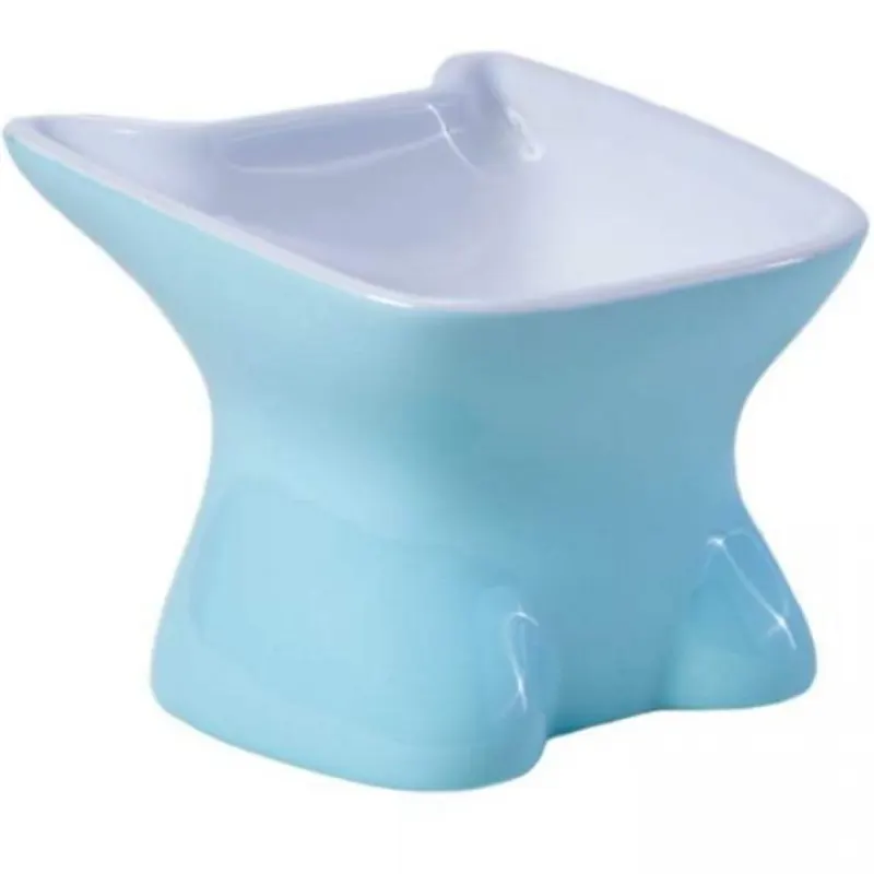 Bebedouro Comedouro Ceramic Azul São Pet
