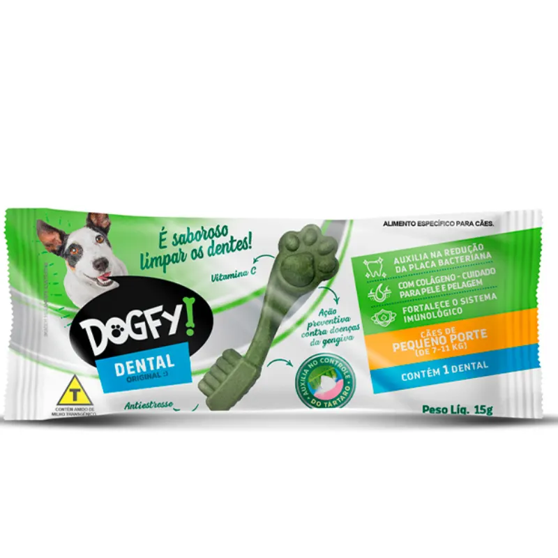 Osso Dogfy Cuidado Oral para Cães Pequeno Porte 15 g