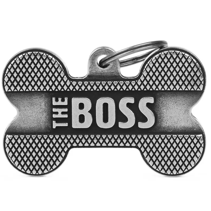 Medalha de Identificação My Family Osso Extra Grande Bronx Boss