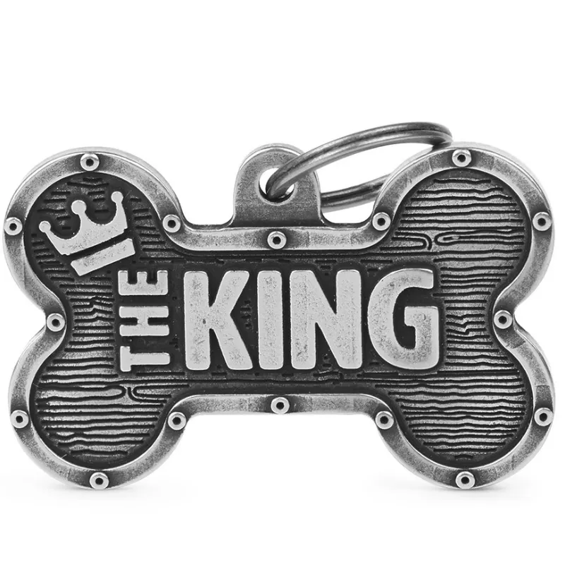 Medalha de Identificação My Family Osso Extra Grande Bronx King