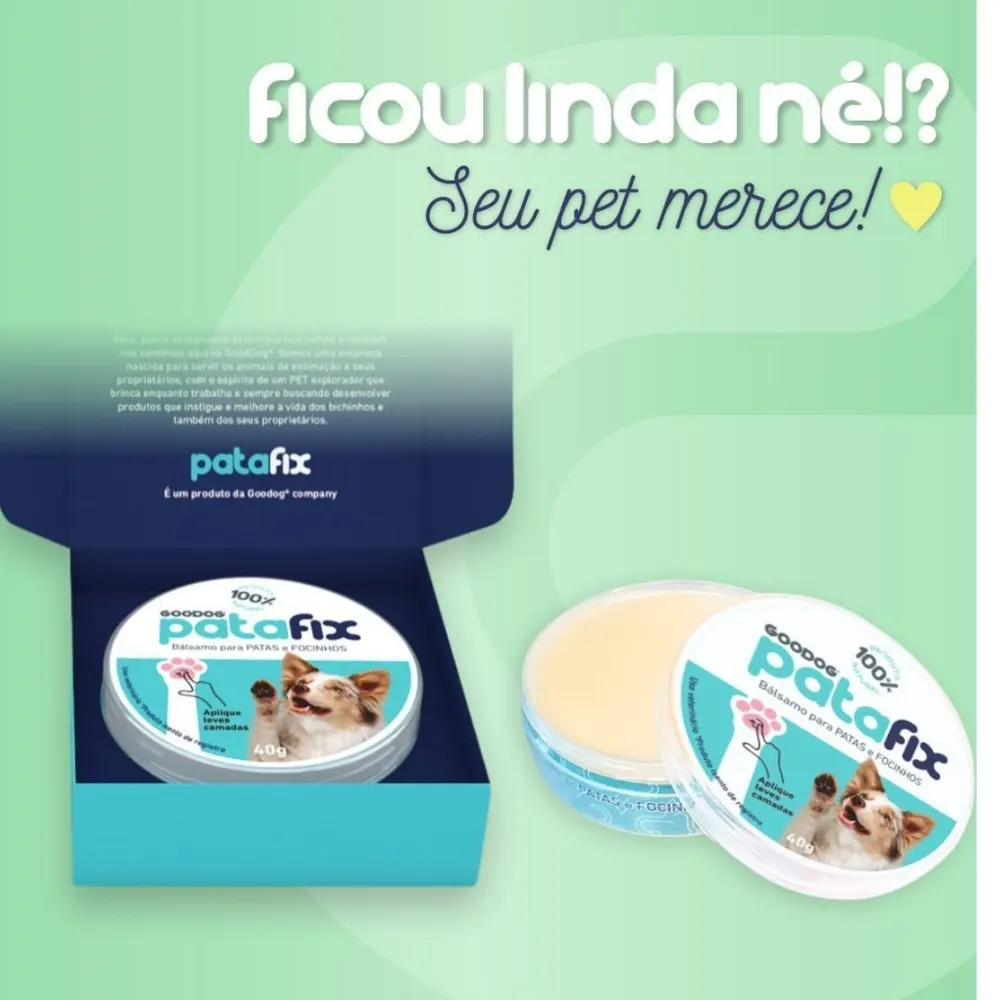 Patafix - Hidratante Natural Pet Anti-Ressecamento Das Patas