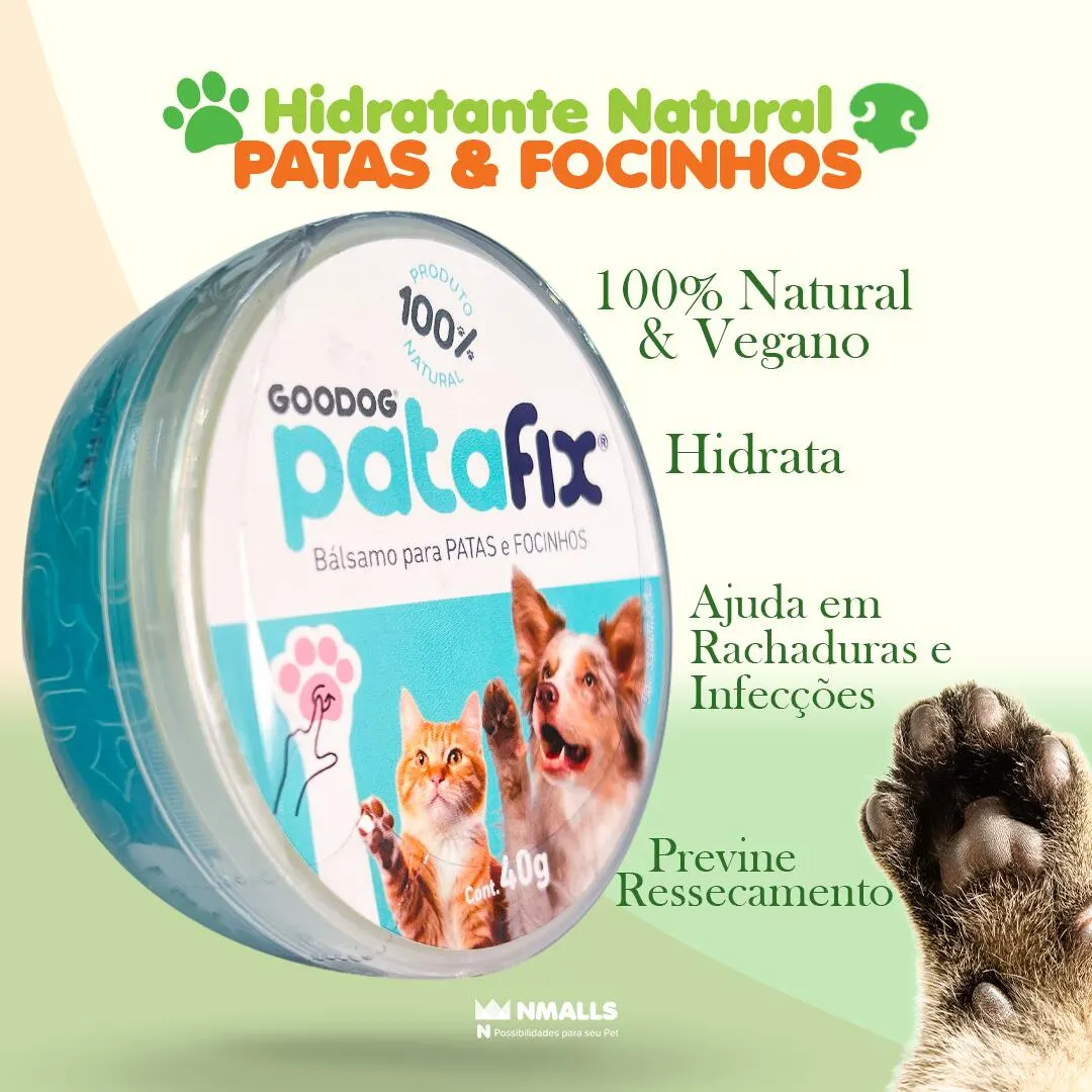 Patafix - Hidratante Natural Pet Anti-Ressecamento Das Patas