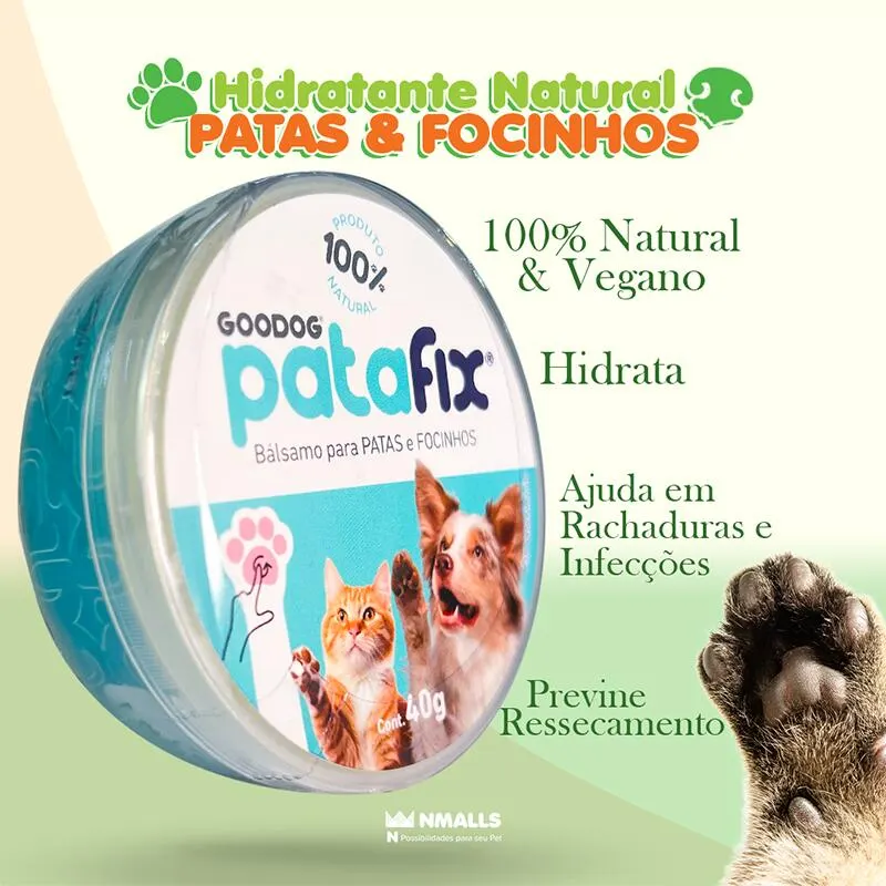 Patafix - Hidratante Natural Pet Anti-Ressecamento Das Patas