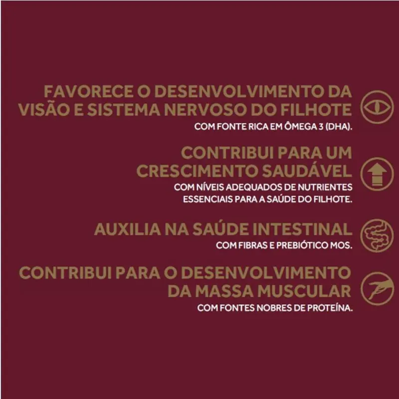 Ração GranPlus Menu Cães Filhotes Médios e Grandes Carne e Arroz