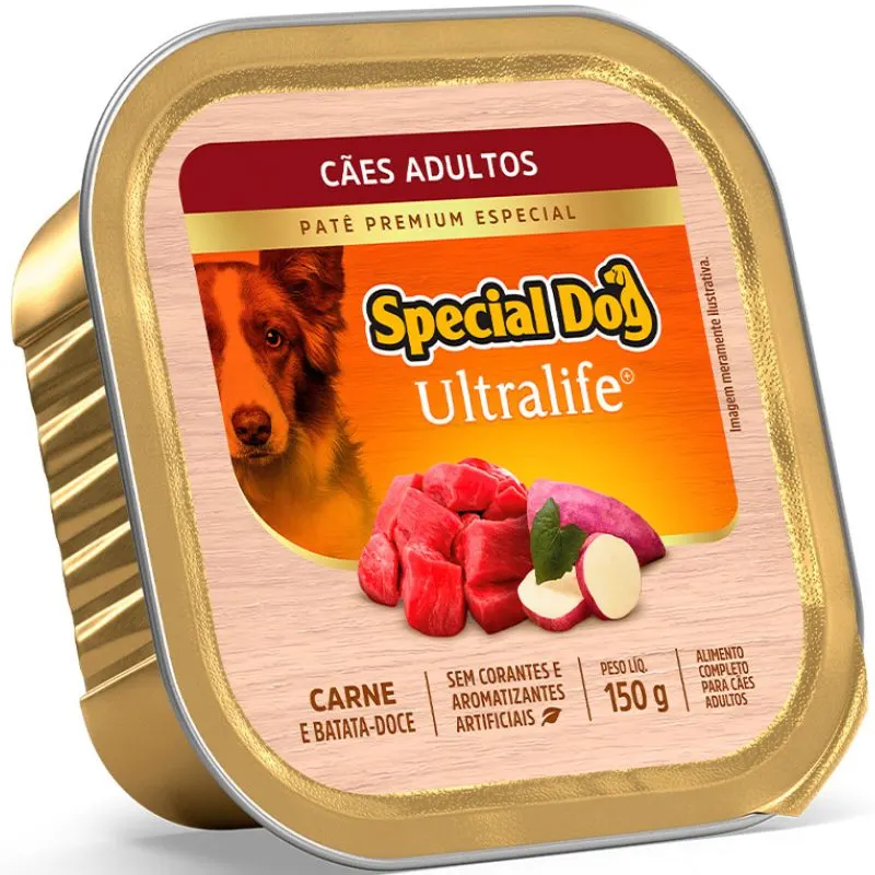 Patê Special Dog Ultralife Carne para Cães Adultos 150 g
