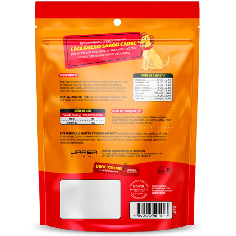 Petiscão Caolageno Carne 200 g