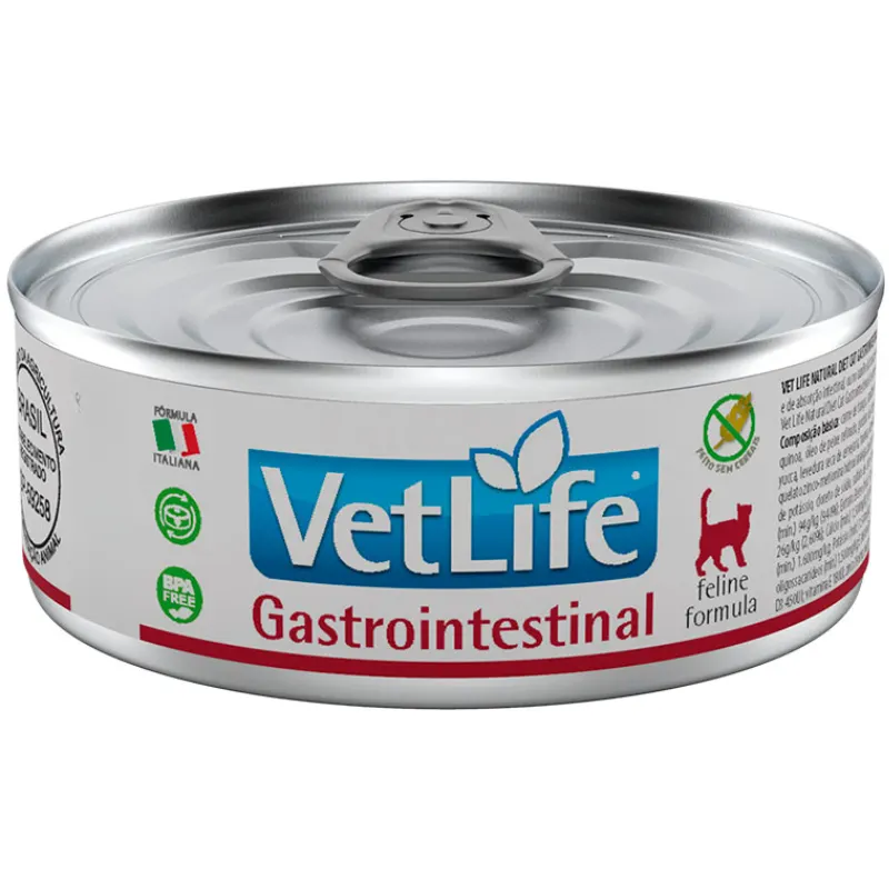 Ração Úmida Vet Life Gatos Gastrointestinal 85 g