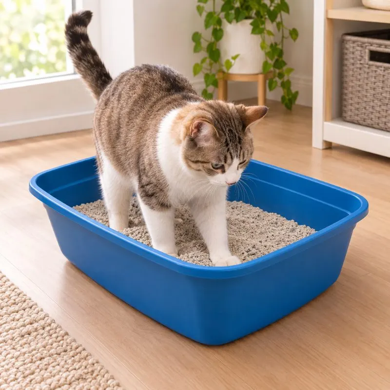 Bandeja São Pet para Gatos Azul 20 L