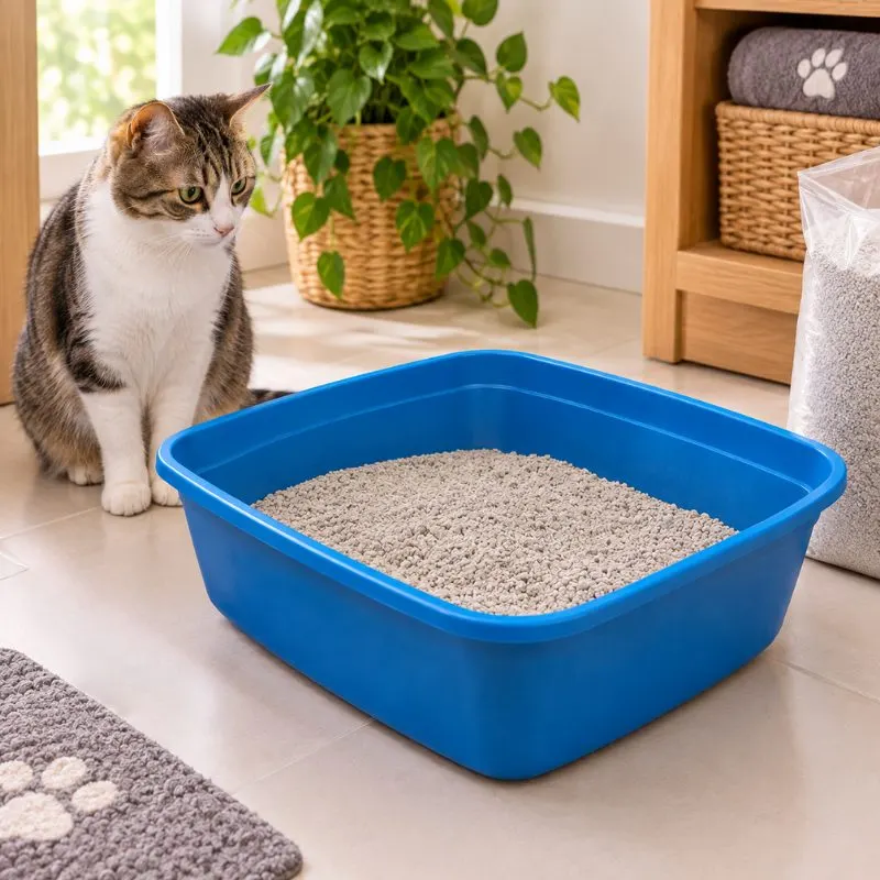Bandeja São Pet para Gatos Azul 20 L