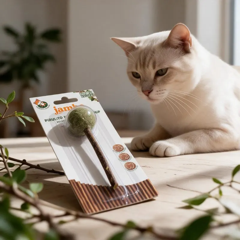 Matatabi Pirulito Jambo Catnip para Gatos