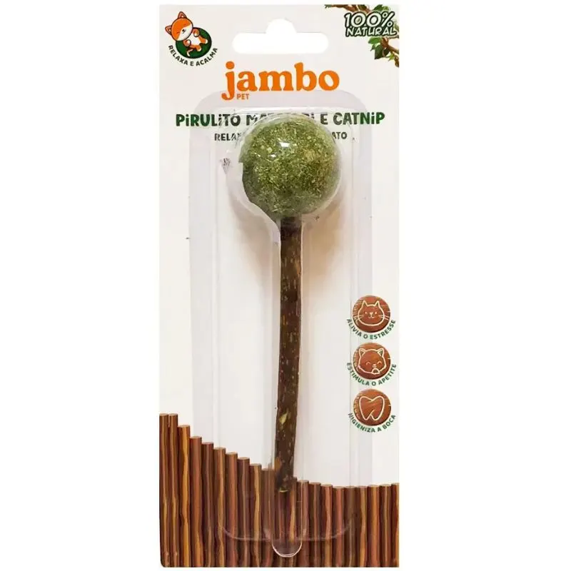 Matatabi Pirulito Jambo Catnip para Gatos