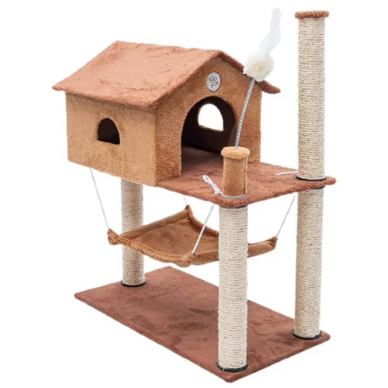 Arranhador House Marrom e Bege São Pet
