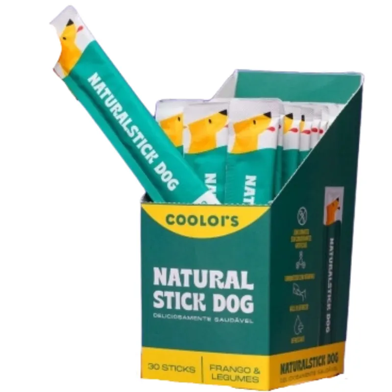 Coolors Natural Stick Dog Frango & Legume Display 450 g Tubos tubos avulsos