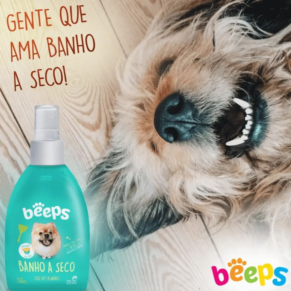 Banho a Seco Beeps para Cães e Gatos 200ml