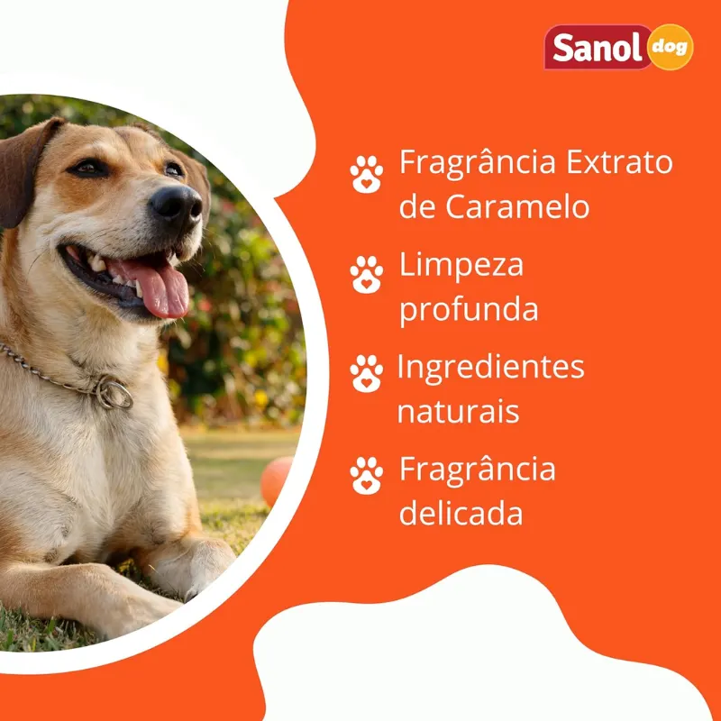 Sanol Dog Shampoo Caramelo 500 ml