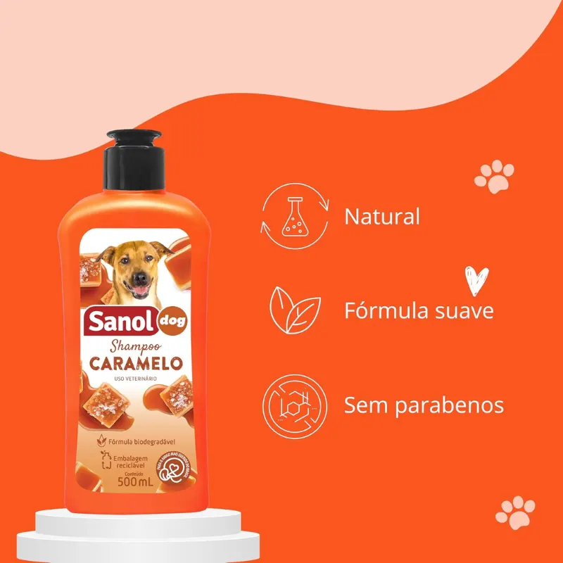 Sanol Dog Shampoo Caramelo 500 ml