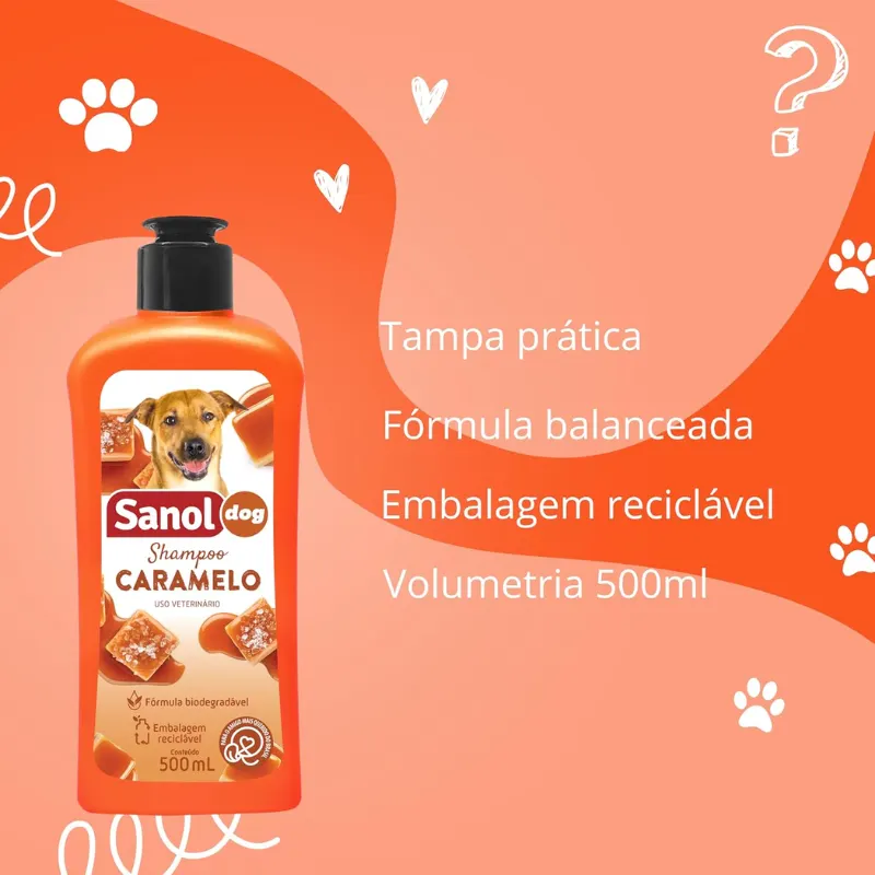 Sanol Dog Shampoo Caramelo 500 ml