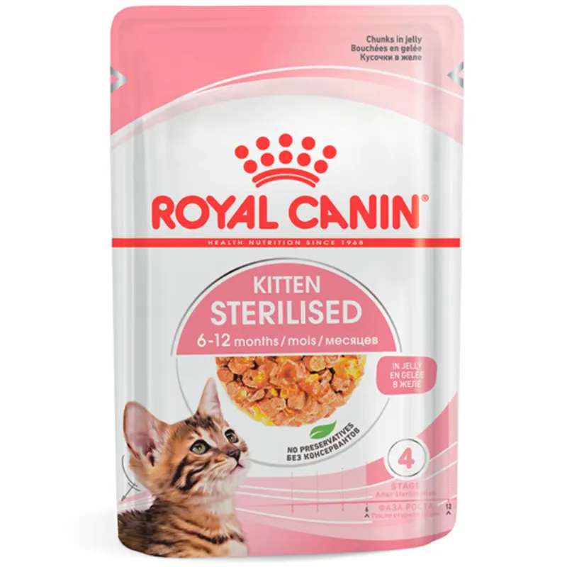 Ração Úmida Royal Canin Sachê Jelly para Gatos Filhotes 85 g