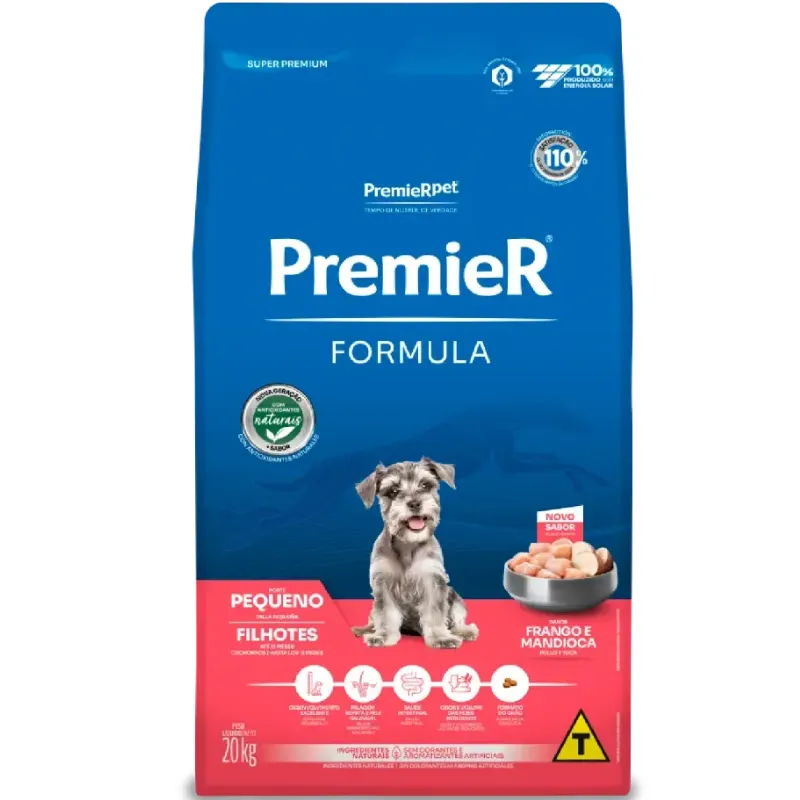 Ração Premier Formula Cães Filhotes Raças Mini 20 Kg