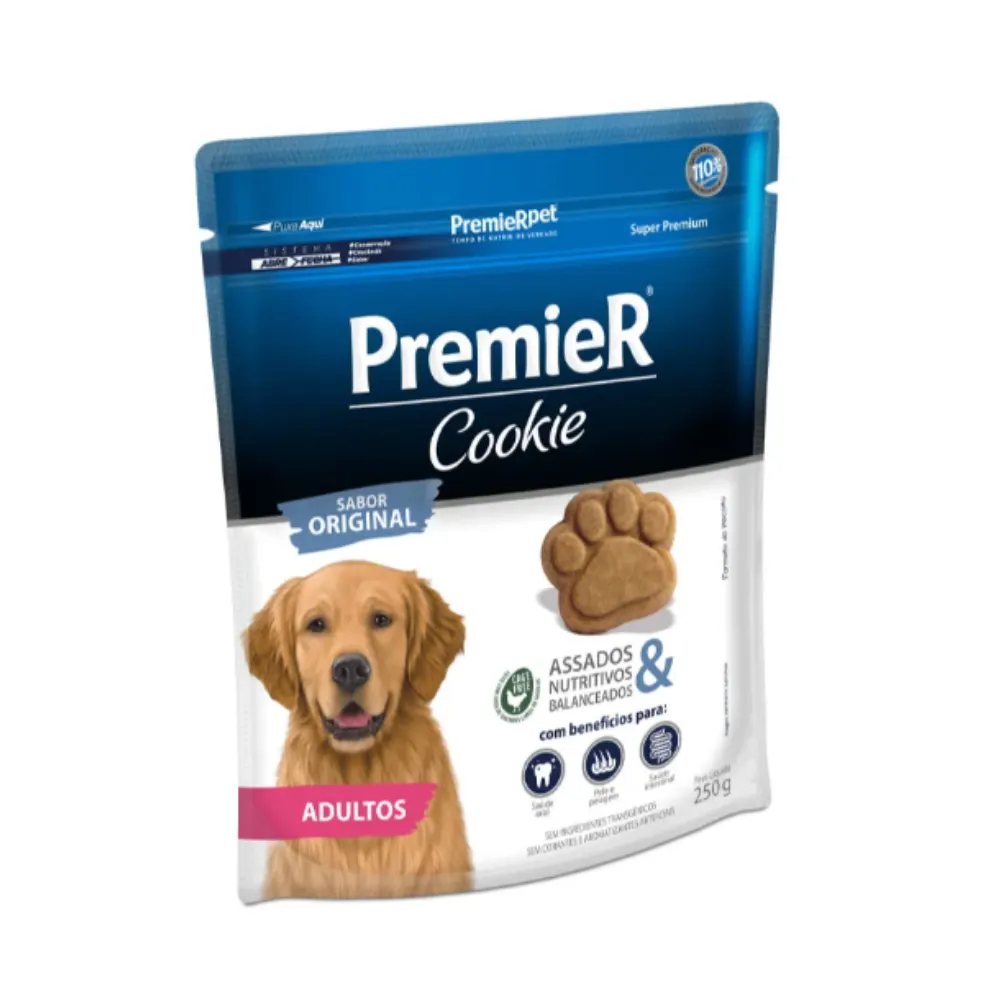 Biscoito Premier Cookie para Cães Adultos 250g