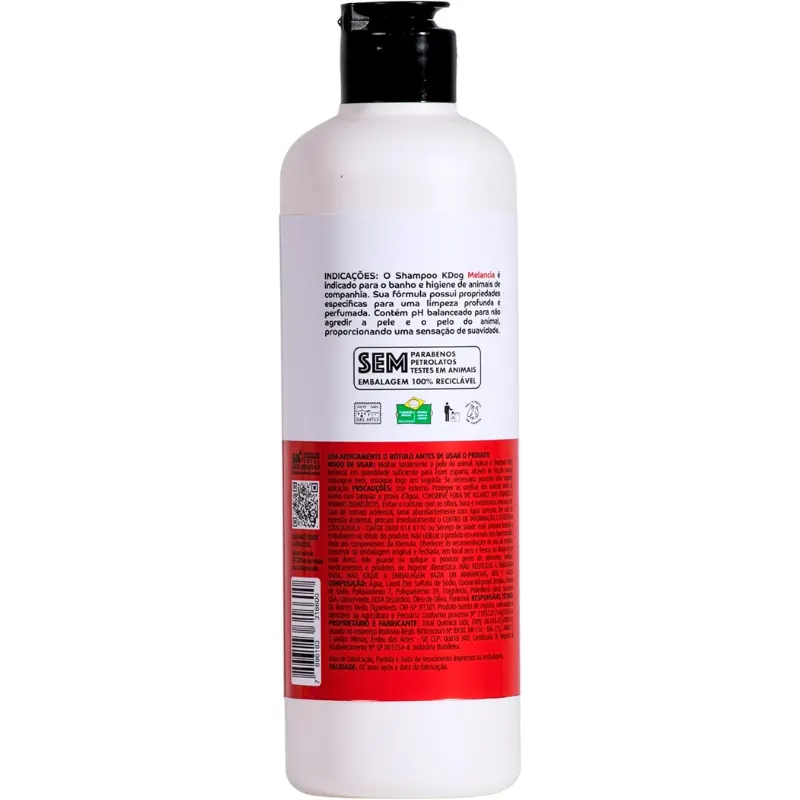 Kdog Shampoo Melancia 500 ml