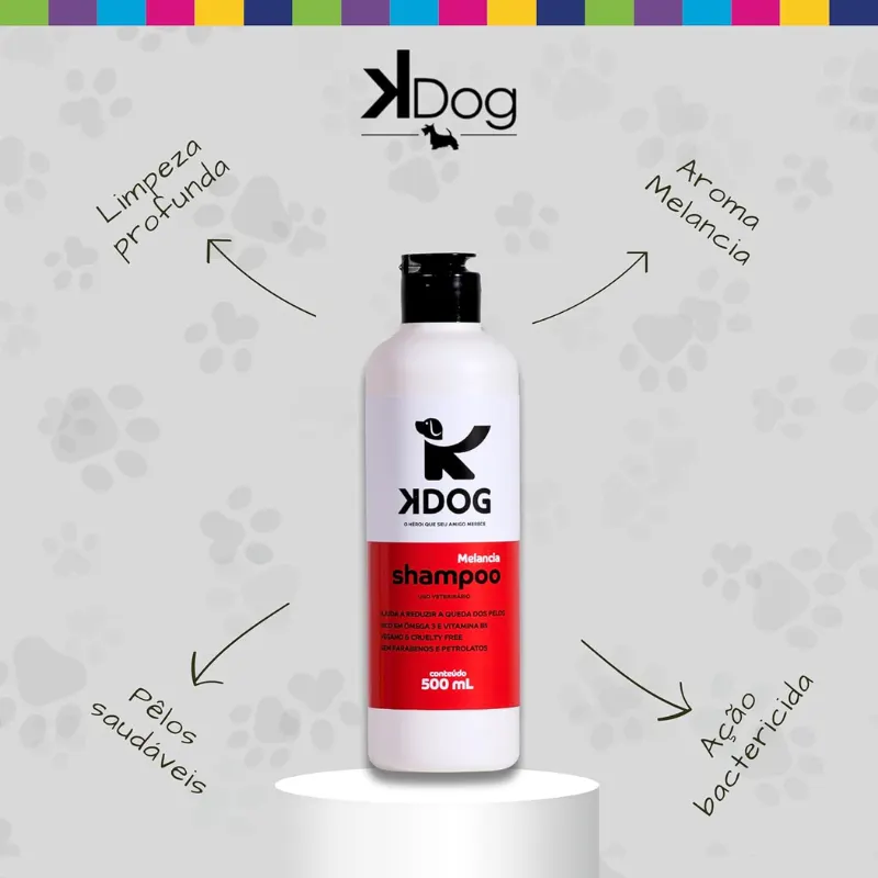 Kdog Shampoo Melancia 500 ml
