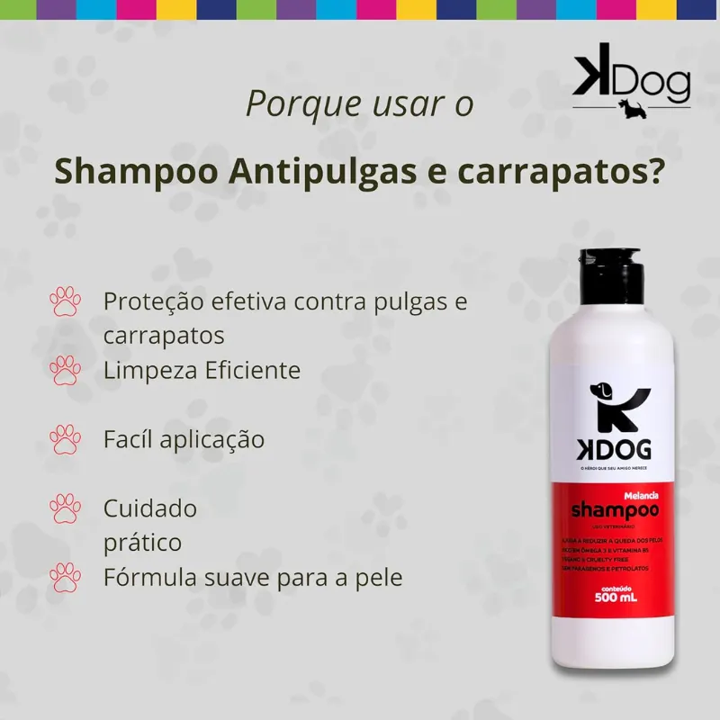 Kdog Shampoo Melancia 500 ml
