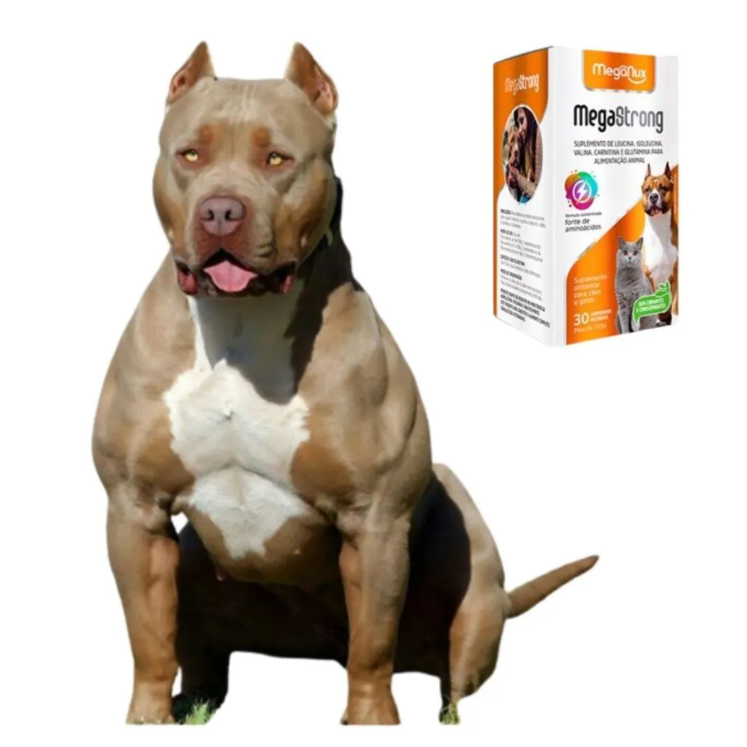 Suplemento MEGA-STRONG BCAA 30/60comp - Cães e Gatos