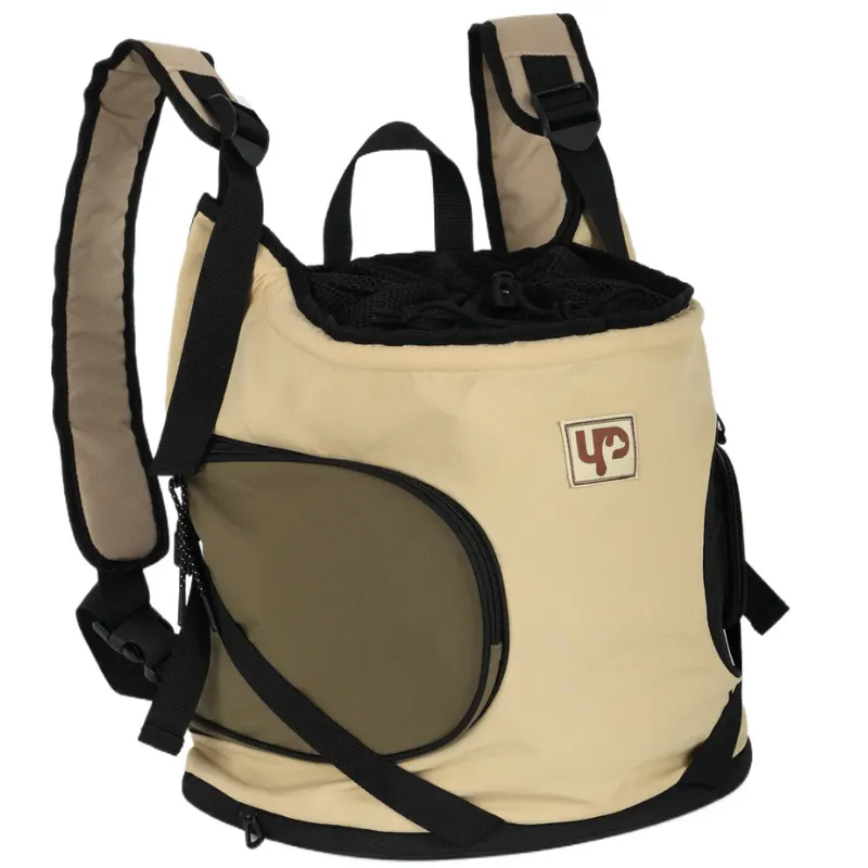 Mochila Canguru Transporte Pet Bege  Up4you